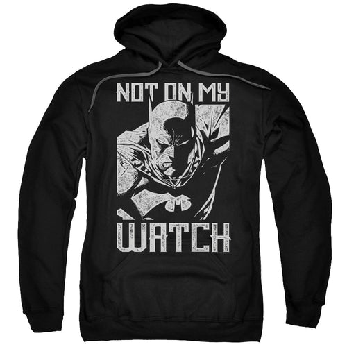 Batman Watch Mens Hoodie Black