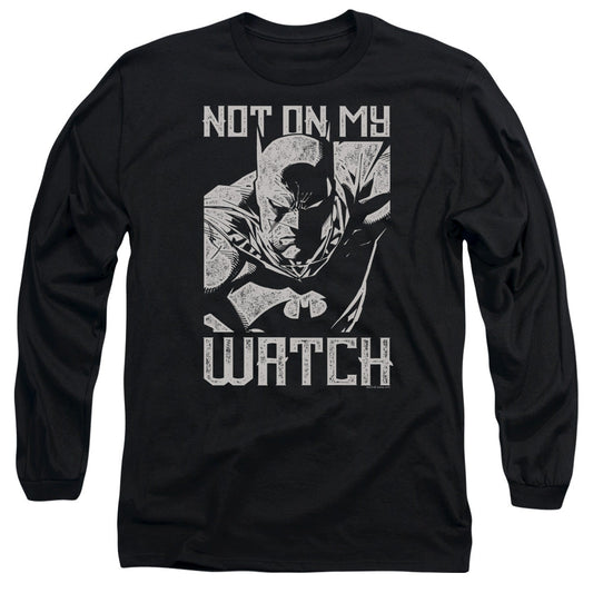 Batman Watch Mens Long Sleeve Shirt Black