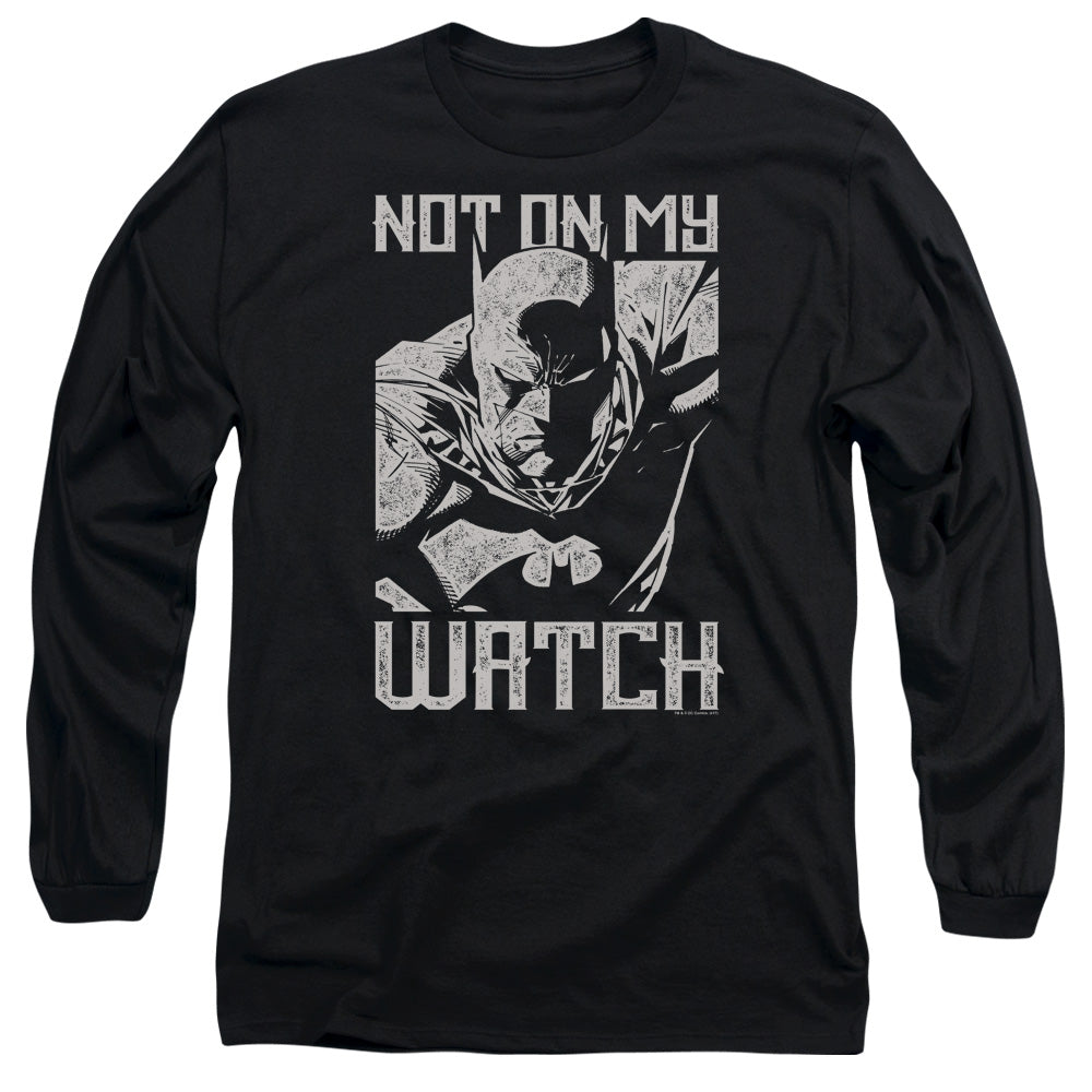 Batman Watch Mens Long Sleeve Shirt Black