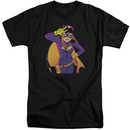 Batman Batgirl Moves Mens Tall T Shirt Black