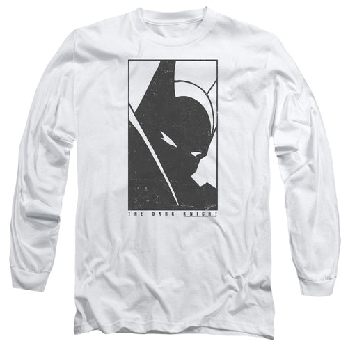 Batman An Icon Mens Long Sleeve Shirt White