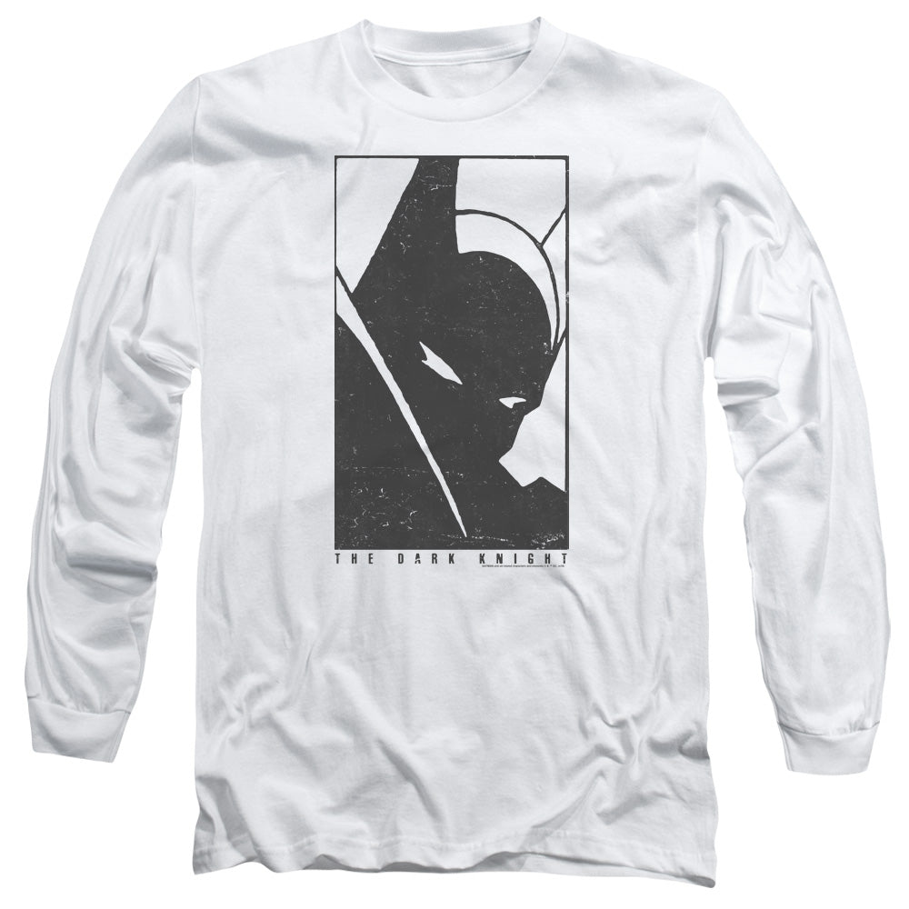Batman An Icon Mens Long Sleeve Shirt White