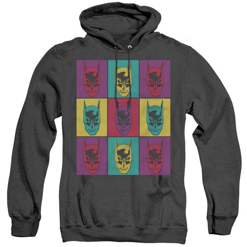 Batman Warhol Batman Heather Mens Hoodie Black