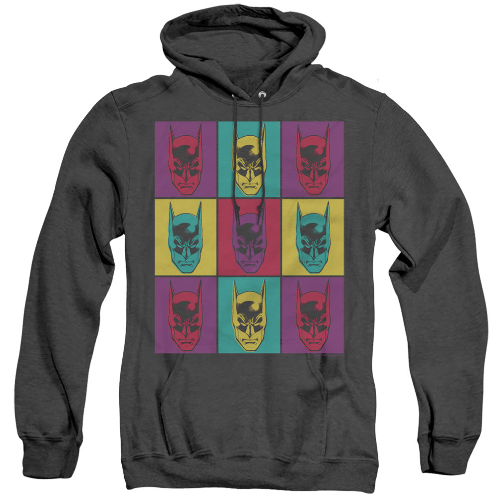 Batman Warhol Batman Heather Mens Hoodie Black