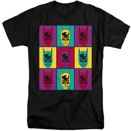 Batman Warhol Batman Mens Tall T Shirt Black