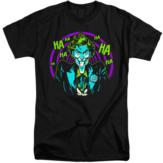 Batman Hahaha Mens Tall T Shirt Black