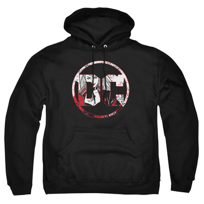 Batman Dc Logo Harley Mens Hoodie Black