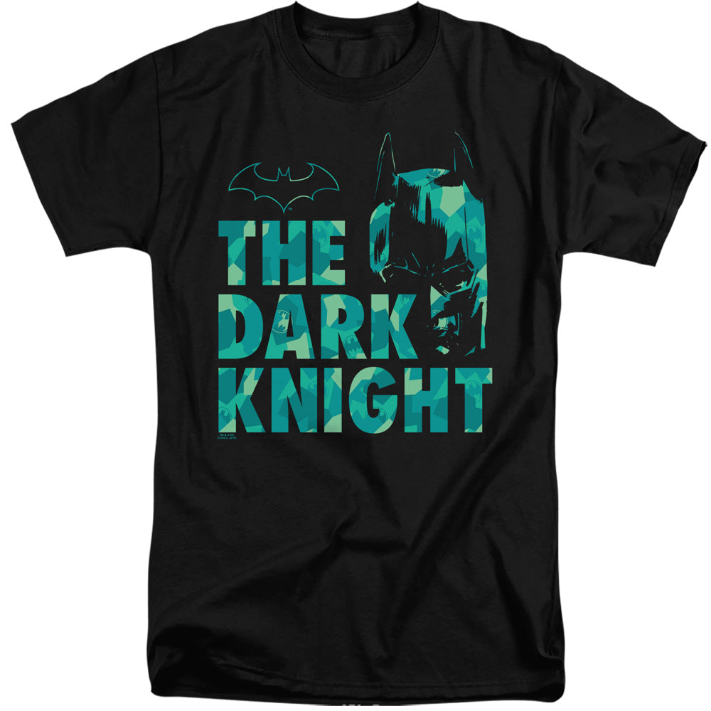 Batman Cuting Patern Mens Tall T Shirt Black