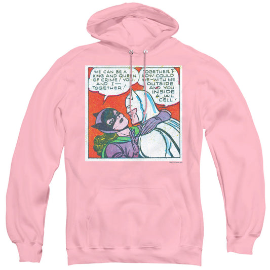 Batman Jail Cell Mens Hoodie Pink