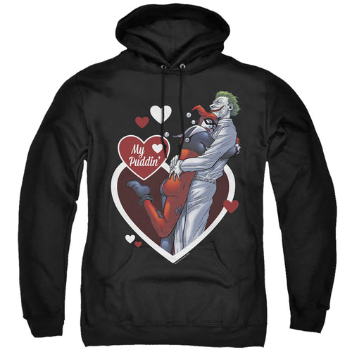 Batman My Puddin Mens Hoodie Black
