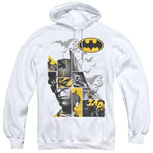 Batman Long Live Mens Hoodie White