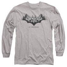 Load image into Gallery viewer, Batman Gotham Shield Mens Long Sleeve Shirt Athletic Heather
