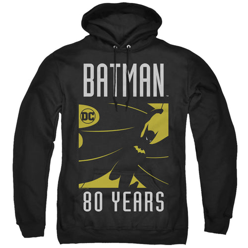 Batman Silhouete Mens Hoodie Black