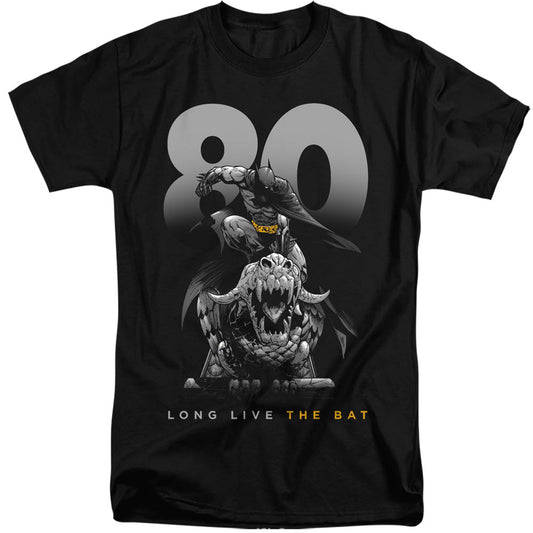 Batman Big 80 Mens Tall T Shirt Black