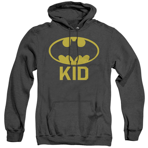 Batman Bat Kid Heather Mens Hoodie Black