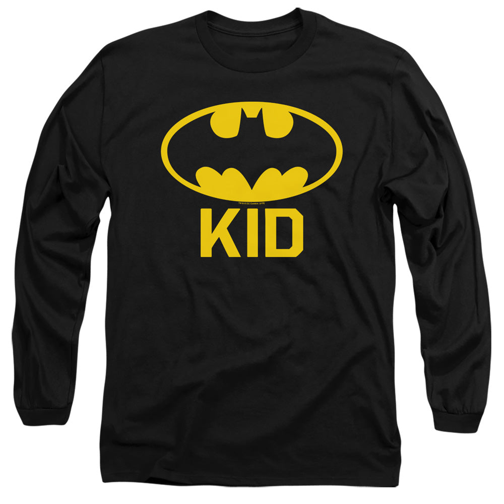 Batman Bat Kid Mens Long Sleeve Shirt Black