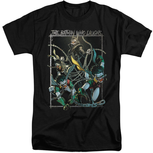 Batman Batman Who Laughs Mens Tall T Shirt Black