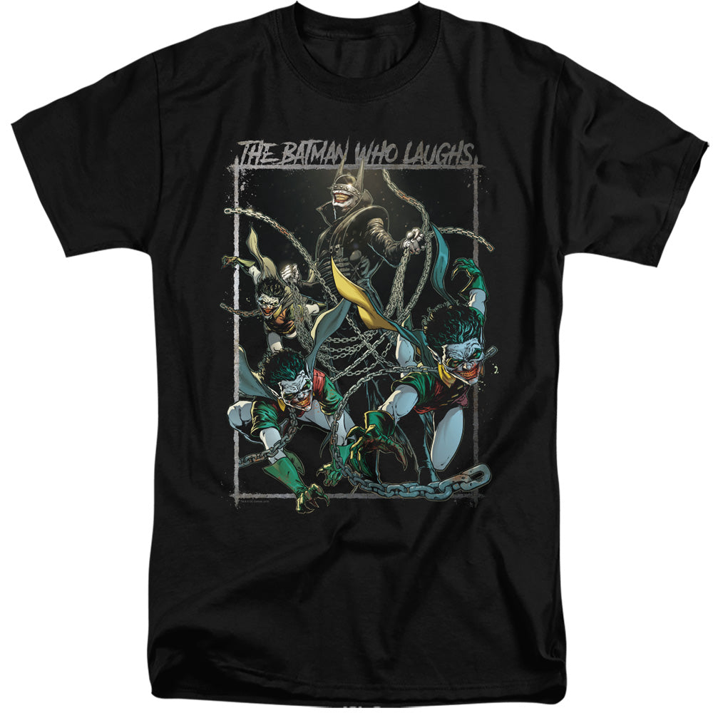 Batman Batman Who Laughs Mens Tall T Shirt Black