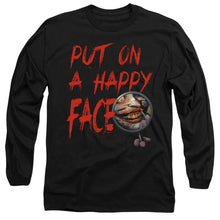 Load image into Gallery viewer, Batman Happy Face Mens Long Sleeve Shirt Black
