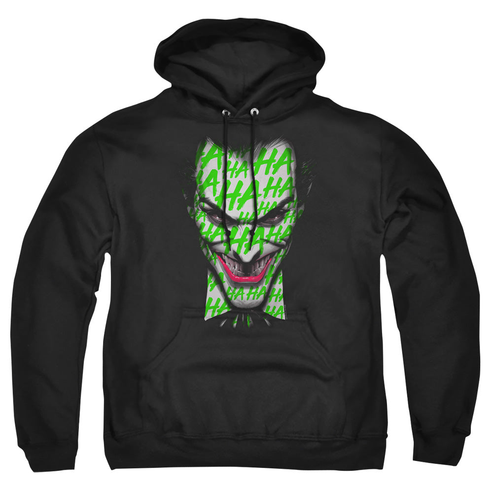 Batman Ha Ha Smile Mens Hoodie Black