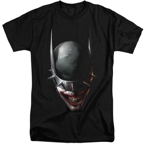 Batman Batman Who Laughs Head Mens Tall T Shirt Black
