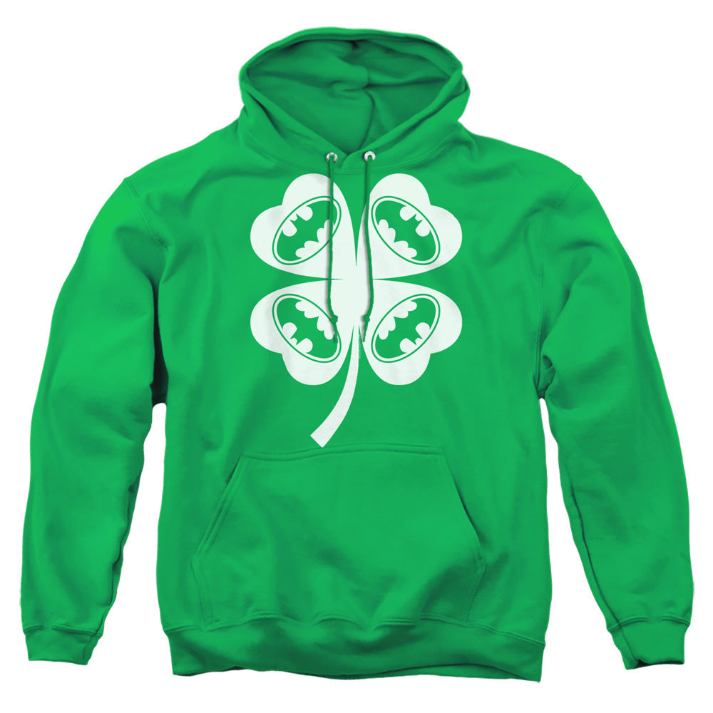 Batman Bat Clover Mens Hoodie Kelly Green