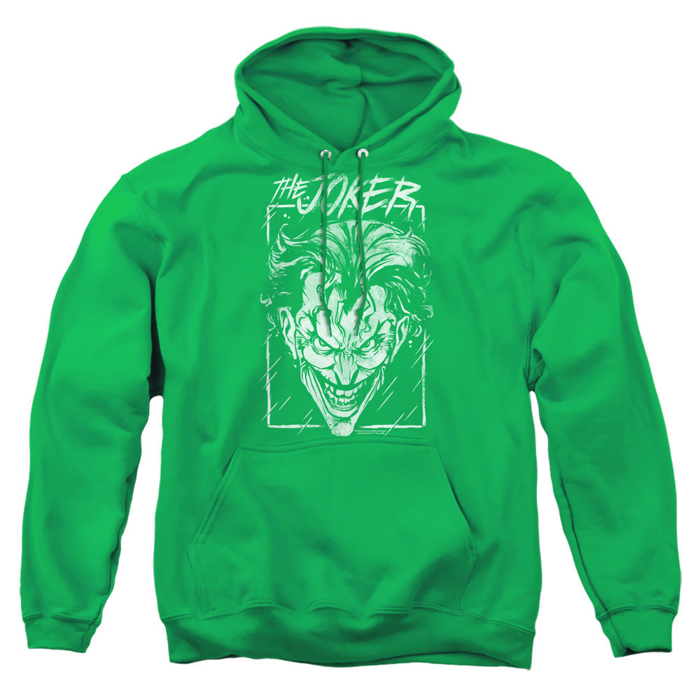 Batman Joker Storm On Green Mens Hoodie Kelly Green