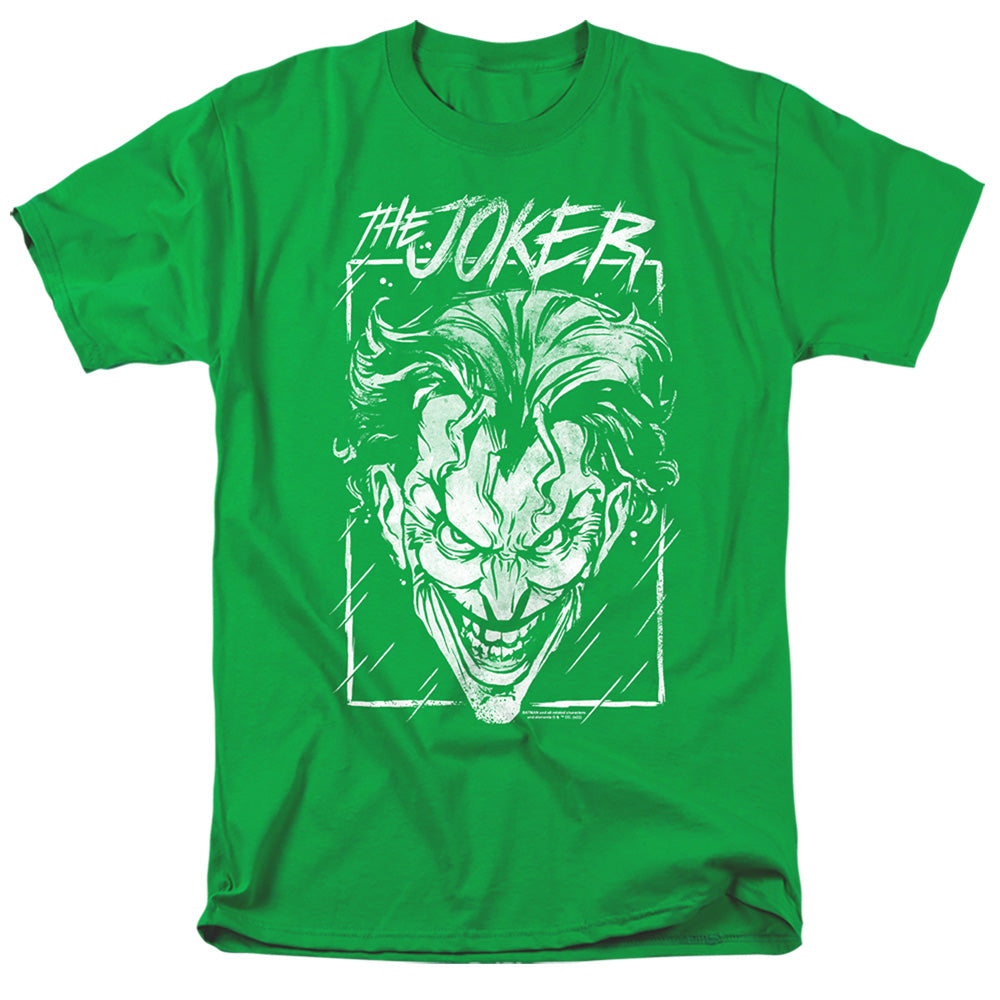 Batman Joker Storm On Green Mens T Shirt Kelly Green