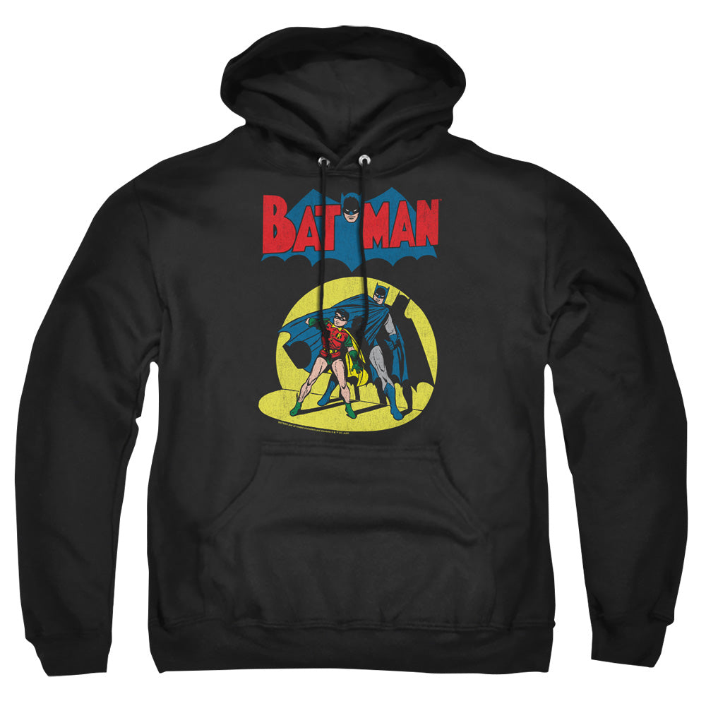 Batman Batman And Robin Spotlight Mens Hoodie Black