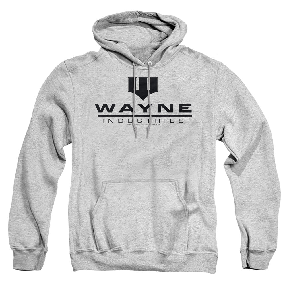 Batman Wayne Industries Mens Hoodie Athletic Heather
