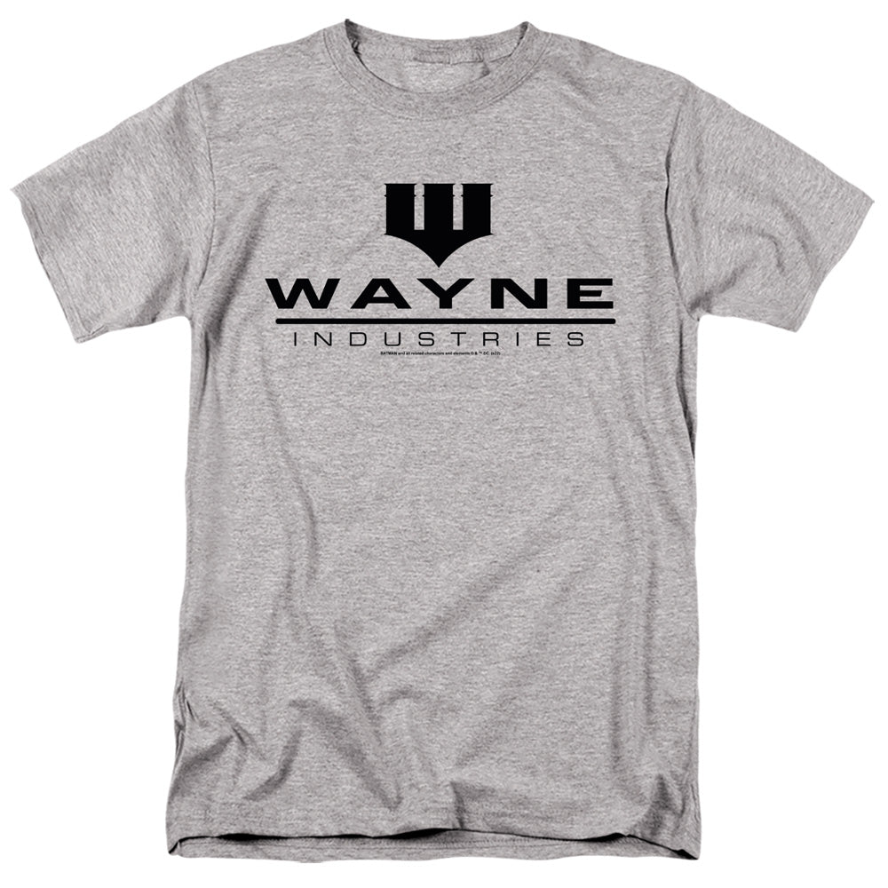 Batman Wayne Industries Mens T Shirt Athletic Heather