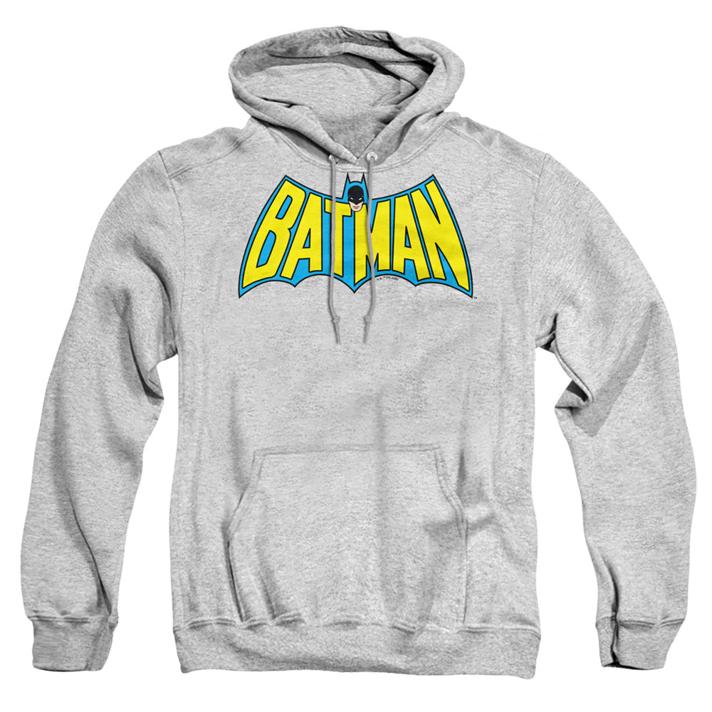 Batman Wintage Batman Logo Mens Hoodie Athletic Heather