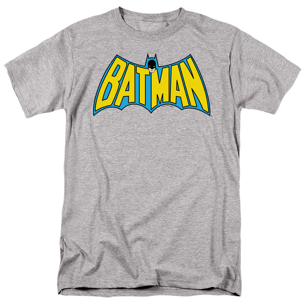 Batman Wintage Batman Logo Mens T Shirt Athletic Heather