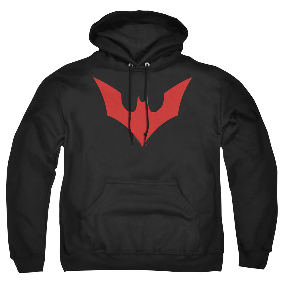 Batman Beyond Beyond Bat Logo Mens Hoodie Black