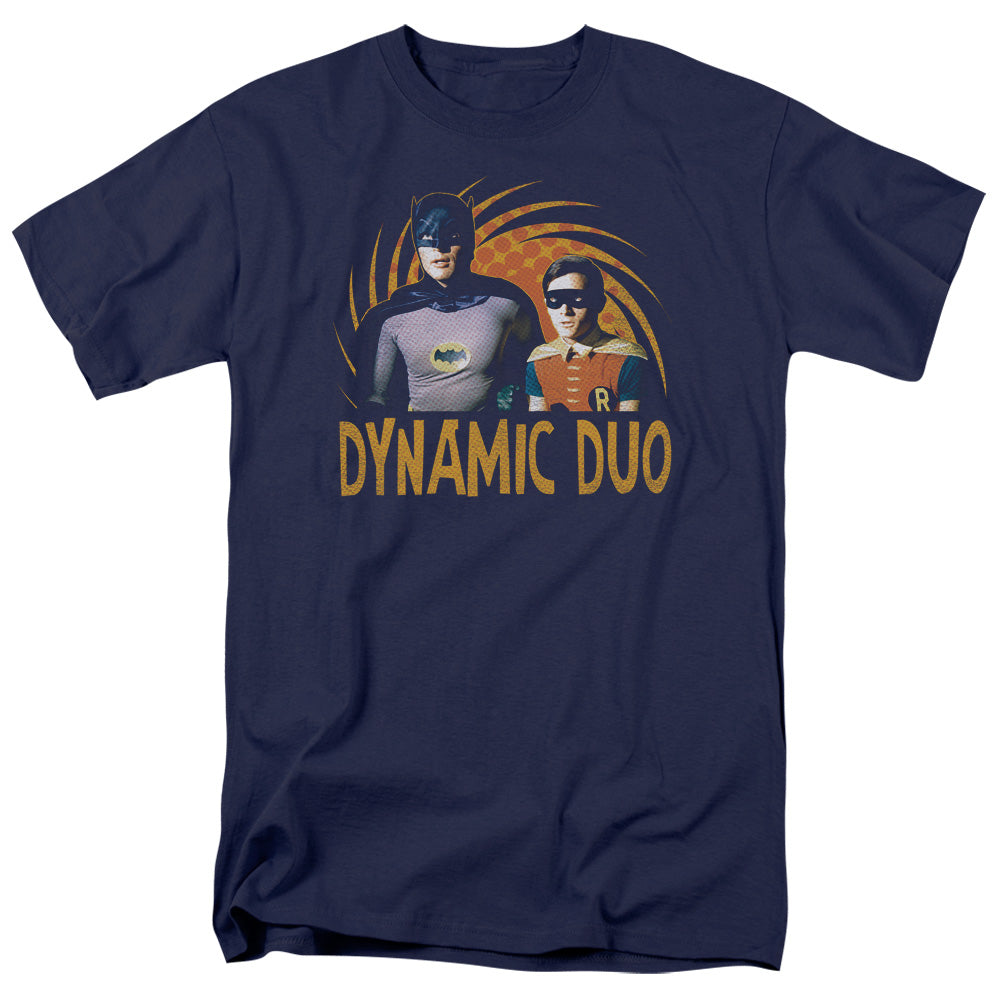 Batman Classic Tv Dynamic Mens T Shirt Navy