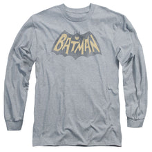 Load image into Gallery viewer, Batman Classic Tv Show Logo Mens Long Sleeve Shirt Athletic Heather

