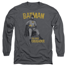 Load image into Gallery viewer, Batman Classic Tv Caped Crusader Mens Long Sleeve Shirt Charcoal
