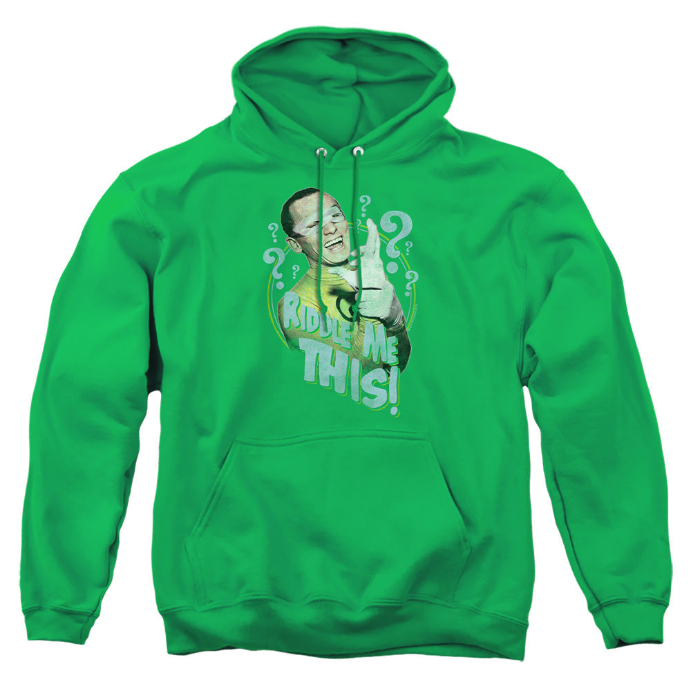 Batman Classic Tv Riddle Me This Mens Hoodie Kelly Green