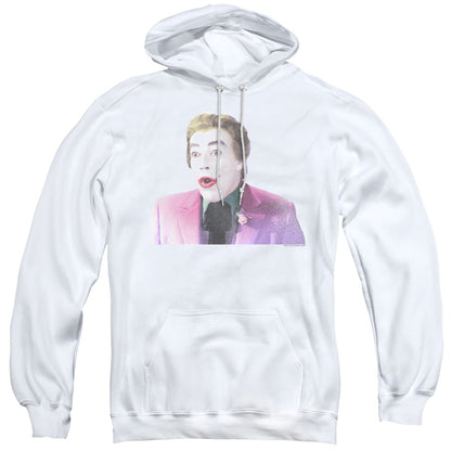 Batman Classic Tv Thrilled Mens Hoodie White