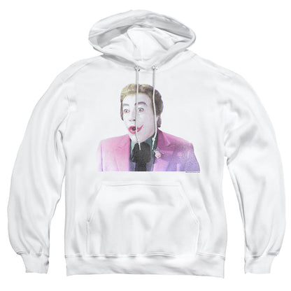 Batman Classic Tv Thrilled Mens Hoodie White