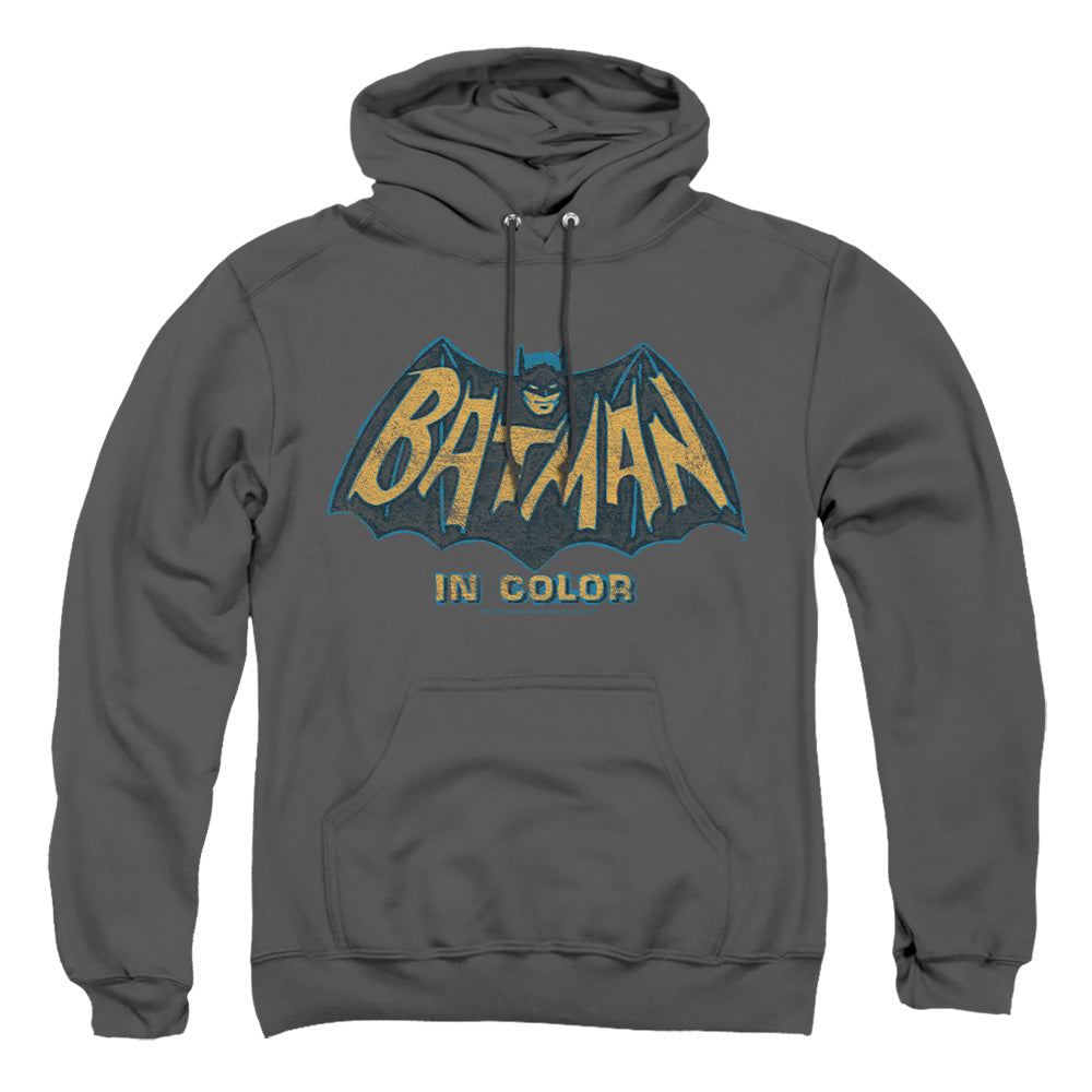 Batman Classic Tv In Color Mens Hoodie Charcoal