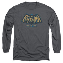 Load image into Gallery viewer, Batman Classic Tv In Color Mens Long Sleeve Shirt Charcoal
