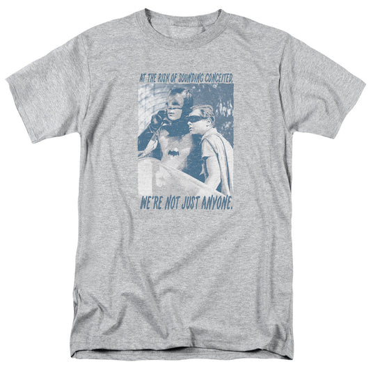 Batman Classic Tv Boogie Nights Mens T Shirt Athletic Heather