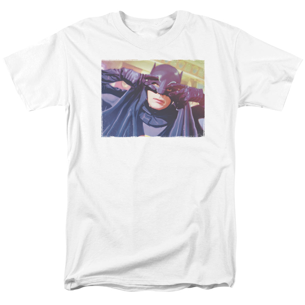 Batman Classic Tv Smooth Groove Mens T Shirt White