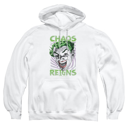 Batman Classic Tv Chaos Reigns Mens Hoodie White