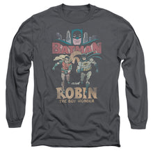 Load image into Gallery viewer, Batman Classic Tv Classic Duo Mens Long Sleeve Shirt Charcoal
