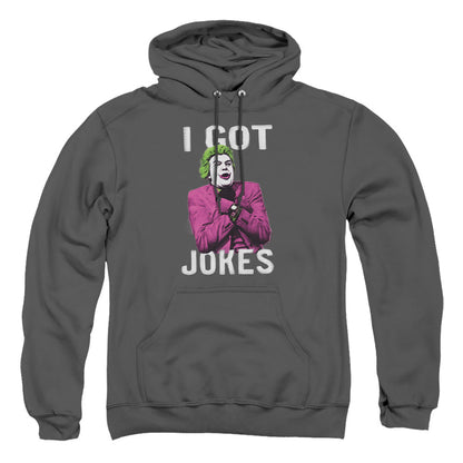 Batman Classic Tv Got Jokes Mens Hoodie Charcoal