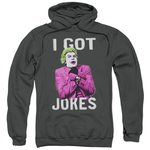 Batman Classic Tv Got Jokes Mens Hoodie Charcoal