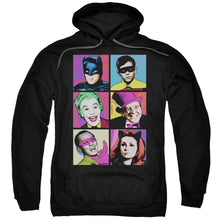 Load image into Gallery viewer, Batman Classic Tv Pop Cast Mens Hoodie Black
