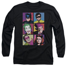 Load image into Gallery viewer, Batman Classic Tv Pop Cast Mens Long Sleeve Shirt Black
